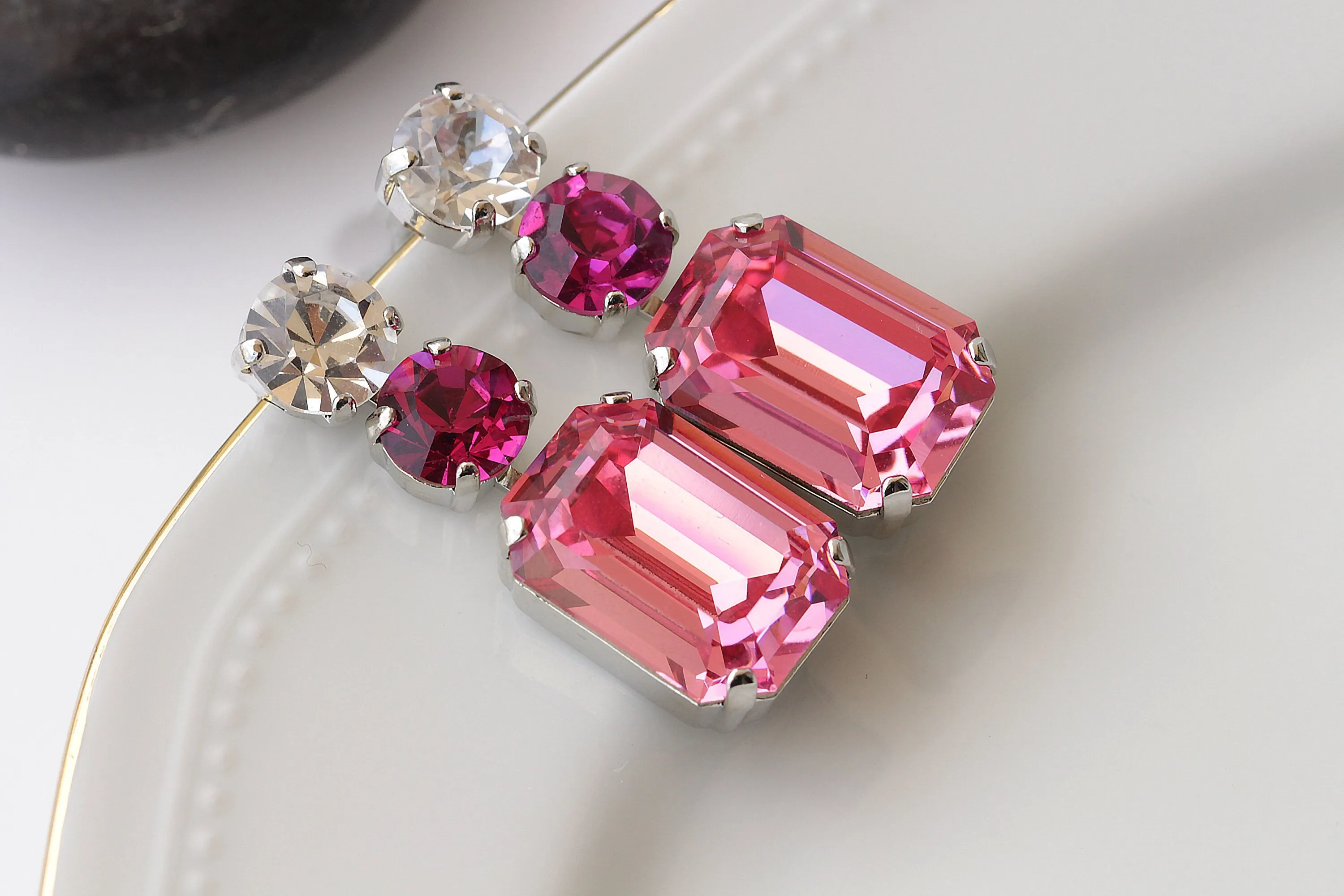 PINK FUCHSIA EARRINGS